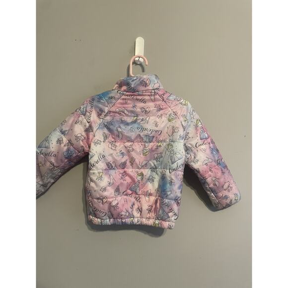 Disney parks Cinderella Toddler puffer jacket‎ Size 2 - Picture 4 of 5